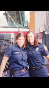 Two women in uniform